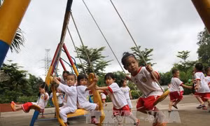 Trường mẫu giáo 3 triệu USD phục vụ miễn phí con công nhân