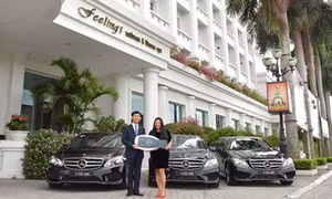 Đội xe 5 sao Mercedes-Benz đến với đất cảng Hải Phòng