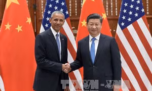 Chủ tịch Tập Cận Bình tiếp cựu Tổng thống Mỹ Barack Obama