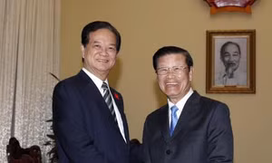 Thủ tướng Nguyễn Tấn Dũng tiếp Phó Thủ tướng Lào 