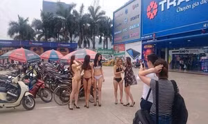 Phạt Điện máy Trần Anh vì cho người mẫu mặc bikini tiếp thị 