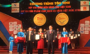 Vedan Việt Nam nhận giải “top 100 nhãn hiệu hàng đầu Việt Nam”