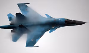Xem Su-34 phá băng ở vùng lụt 