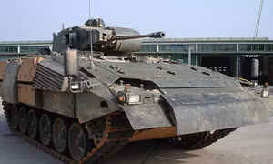 Xe bọc thép Puma không chịu được mưa