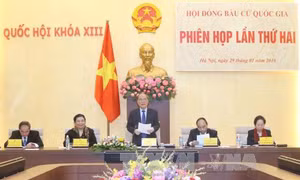 Hội đồng bầu cử quốc gia họp triển khai công tác bầu cử Quốc hội