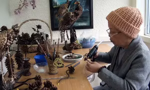 Hóa thân mới cho quả thông khô Đà Lạt 