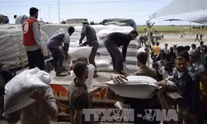 Syria: Đoàn xe cứu trợ tới thành phố Homs