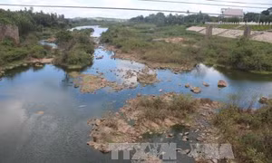 Sông Ba ô nhiễm nặng nơi vùng khát