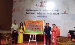 Hơn 6,5 tỷ đồng cho phiên đấu giá tác phẩm nghệ thuật đầu tiên