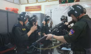 Lính trọng án ở số 7 Thiền Quang, Hà Nội