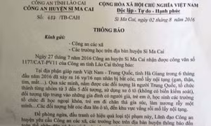 "Lỗi đánh máy" trong thông tin bắt cóc, mổ lấy nội tạng tại Lào Cai