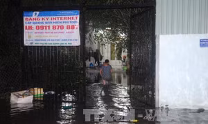 Vỡ bờ bao, hàng chục hộ dân TP Hồ Chí Minh phải sơ tán
