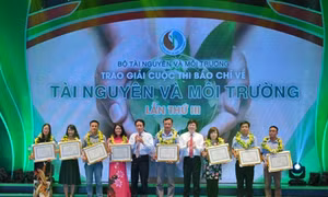 27 tác phẩm đạt Giải Báo chí về Tài nguyên và Môi trường 