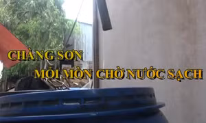 Chàng Sơn mỏi mòn chờ nước sạch