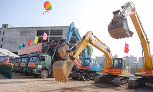 Hà Nội khởi công dự án mở rộng đường Tam Trinh