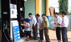 Niêm phong đồng hồ các điểm bán xăng dầu tại Hải Phòng 