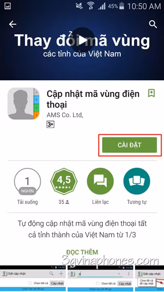 Đổi mã vùng điện thoại cố định đồng loạt trong danh bạ đối với mạng Vinaphone ảnh 1