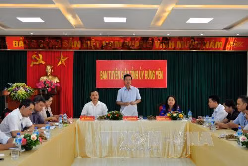 Đoàn kiểm tra của Ban Bí thư Trung ương Đảng làm việc tại Hưng Yên ảnh 1