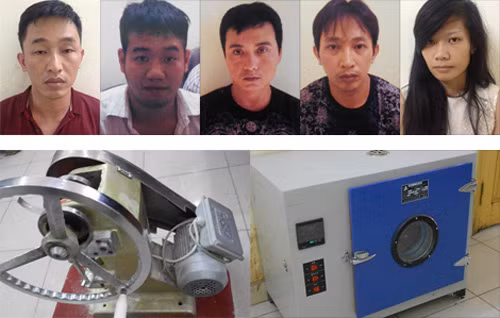 Triệt phá ổ sản xuất ma túy giả từ... thạch cao, bột ăn dặm ảnh 1