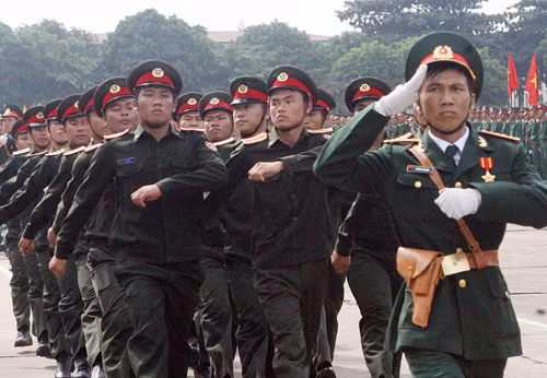 Trường Sĩ quan Lục quân 1 tưng bừng ngày khai giảng ảnh 2