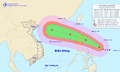 Tin bão gần Biển Đông ảnh 1