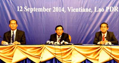 Lào họp báo về kết quả các hội nghị ASEAN ảnh 1
