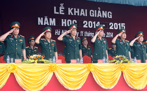 Trường Sĩ quan Lục quân 1 tưng bừng ngày khai giảng ảnh 5