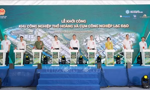 Hưng Yên: Khởi công nhiều khu, cụm công nghiệp để tăng trưởng hai con số