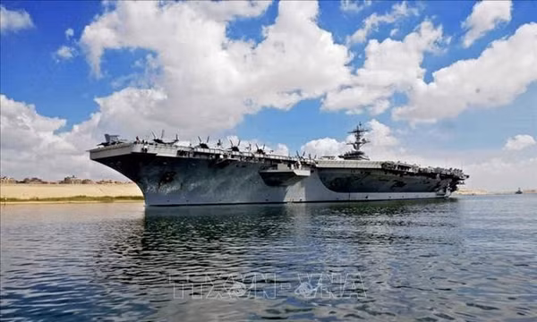 Tàu sân bay USS Abraham Lincoln. Ảnh: Getty Images/TTXVN