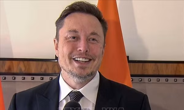Tỷ phú Elon Musk phát biểu tại New York, Mỹ. Ảnh tư liệu: ANI/TTXVN