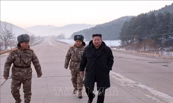 Nhà lãnh đạo Triều Tiên Kim Jong Un tại Bình Nhưỡng ngày 4/1/2026. Ảnh: Yonhap/TTXVN