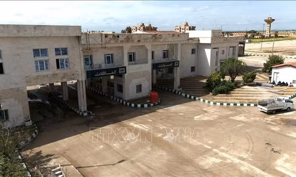 Cửa khẩu Rabia ở biên giới Iraq - Syria. Ảnh: THX/TTXVN
