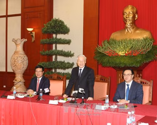 Tổng Bí thư tiếp các Trưởng cơ quan đại diện Việt Nam ảnh 2