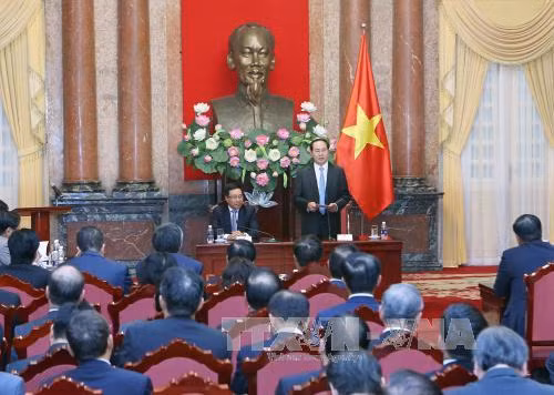 Chủ tịch nước tiếp Đại sứ, Trưởng đại diện Việt Nam ở nước ngoài ảnh 1