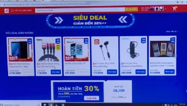 Hơn 300.000 gian hàng thương mại điện tử chưa xác định được người bán