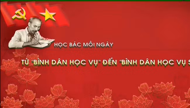 Học Bác mỗi ngày: Từ 'Bình dân học vụ' đến 'Bình dân học vụ số'