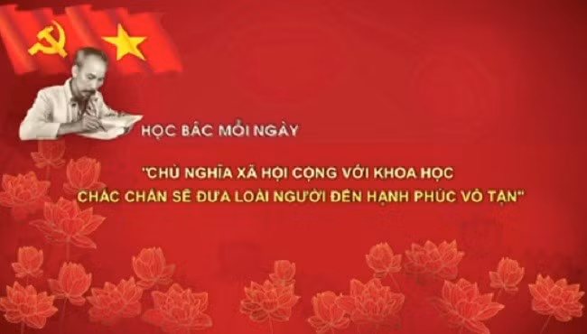 Học Bác mỗi ngày: 'Chủ nghĩa xã hội cộng với khoa học chắc chắn sẽ đưa loài người đến hạnh phúc vô tận'