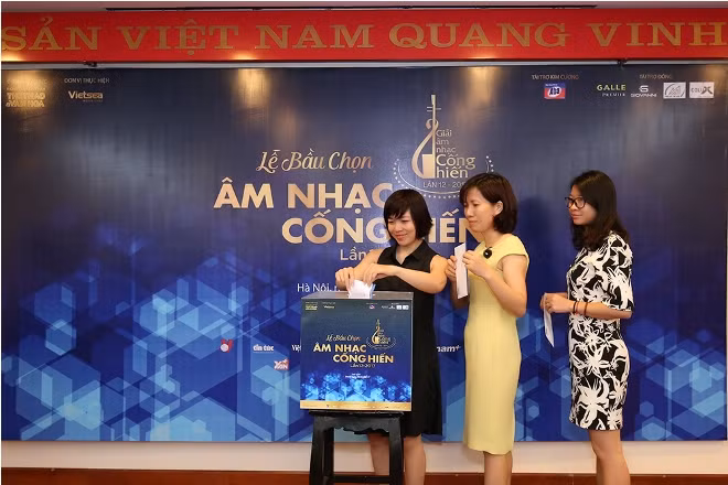 Gần 100 nhà báo tham gia Lễ bầu chọn Giải thưởng Âm nhạc Cống hiến ảnh 9