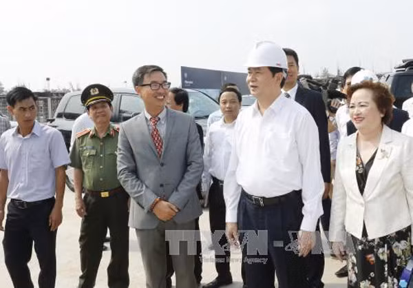 Chủ tịch nước kiểm tra công tác chuẩn bị Tuần lễ Cấp cao APEC 2017 ảnh 1