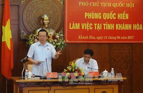 Phó Chủ tịch Quốc hội Phùng Quốc Hiển làm việc tại Khánh Hòa ảnh 1