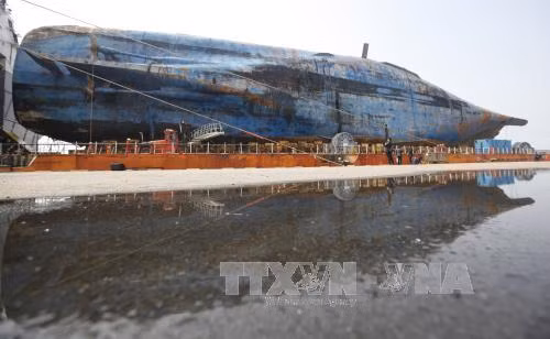 Hàn Quốc tưởng niệm 3 năm ngày xảy ra vụ chìm phà Sewol ảnh 1