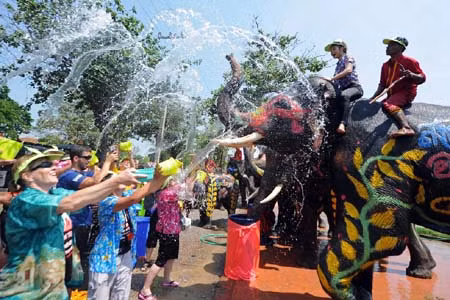 Tết Songkran ở Thái Lan ảnh 4