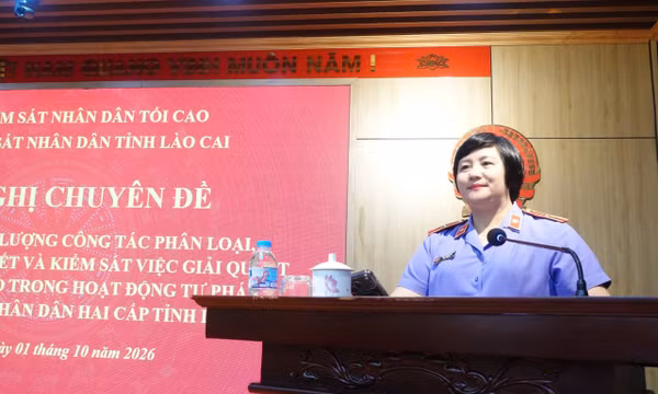 Vụ Kiểm sát giải quyết khiếu nại, tố cáo về tư pháp khảo sát việc thực hiện Nghị quyết 623/NQ-UBTVQH15
