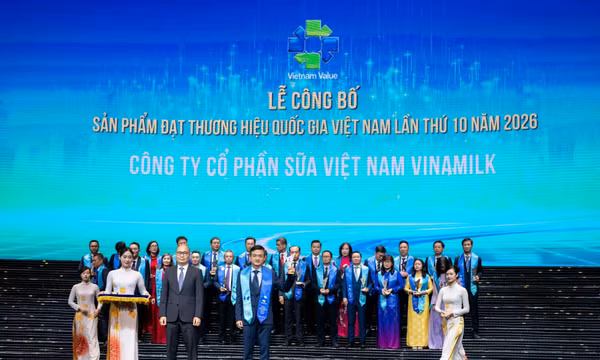  Vinamilk xuất sắc đạt thương hiệu quốc gia 18 năm liền