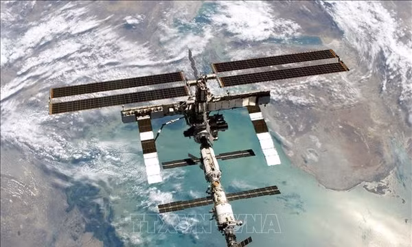 Trạm vũ trụ quốc tế ISS. Ảnh: AFP/TTXVN (Không được phép sử dụng, chia sẻ bởi bên thứ ba)