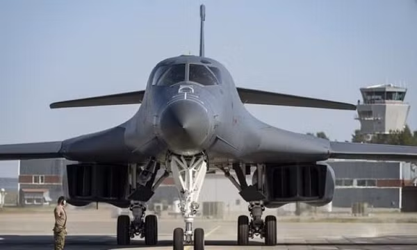Máy bay ném bom siêu âm B-1B Lancer. Ảnh: Globallookpress 