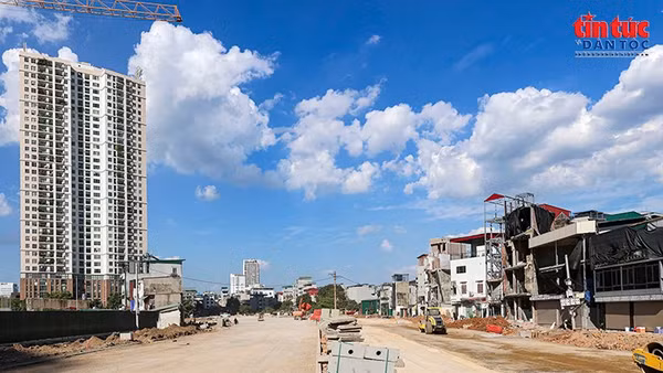Vành đai 2,5 đoạn Cầu Giấy tăng tốc, hướng tới thông xe dịp 10/10