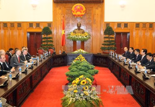 Thủ tướng tiếp Đoàn Ủy ban Thương mại Nghị viện châu Âu ảnh 2