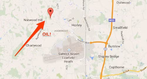 Anh phát hiện 100 tỷ thùng dầu gần sân bay Gatwick ảnh 1