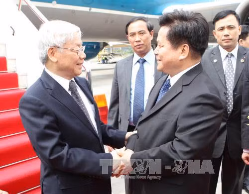 Tổng Bí thư Nguyễn Phú Trọng tiếp lãnh đạo tỉnh Vân Nam ảnh 1